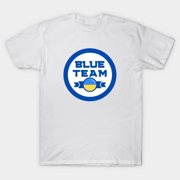 Cybersecurity Blue Team Ukraine Gamification Badge CTF T-Shirt by FSEstyle